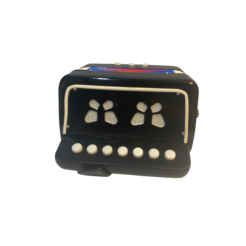 Vintage 7 Key Child Prodigy Midget Accordion. Polka Fun! - Picture 3 of 15
